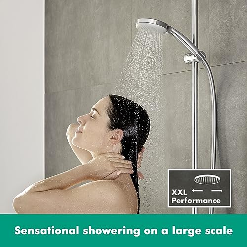 Thumbnail 2 de Hansgrohe Croma 100 – Duschkopf/Handbrause mit 4 Strahlarten, 100 mm, Antikalk-QuickClean