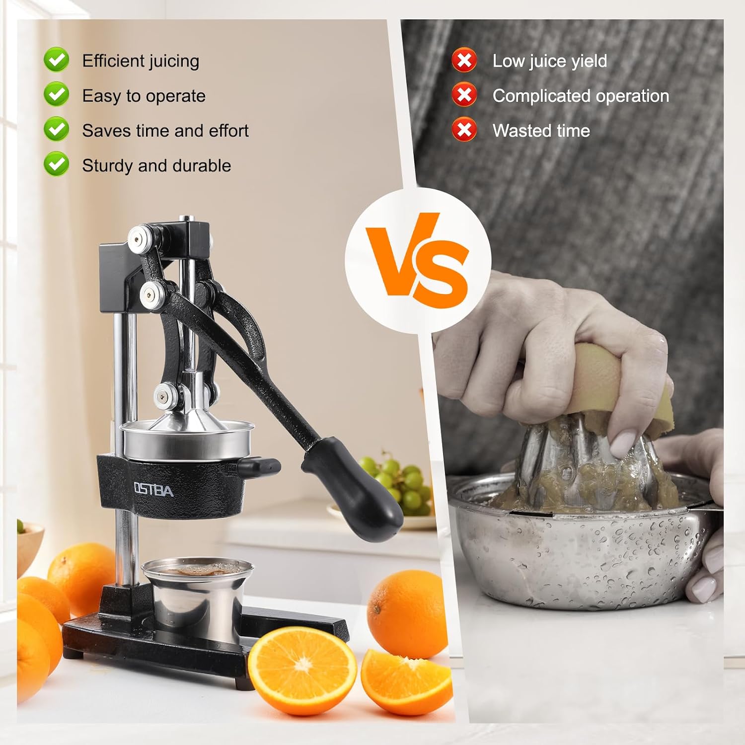 Thumbnail 3 de OSTBA Manual Citrus Juicer, Cast Iron