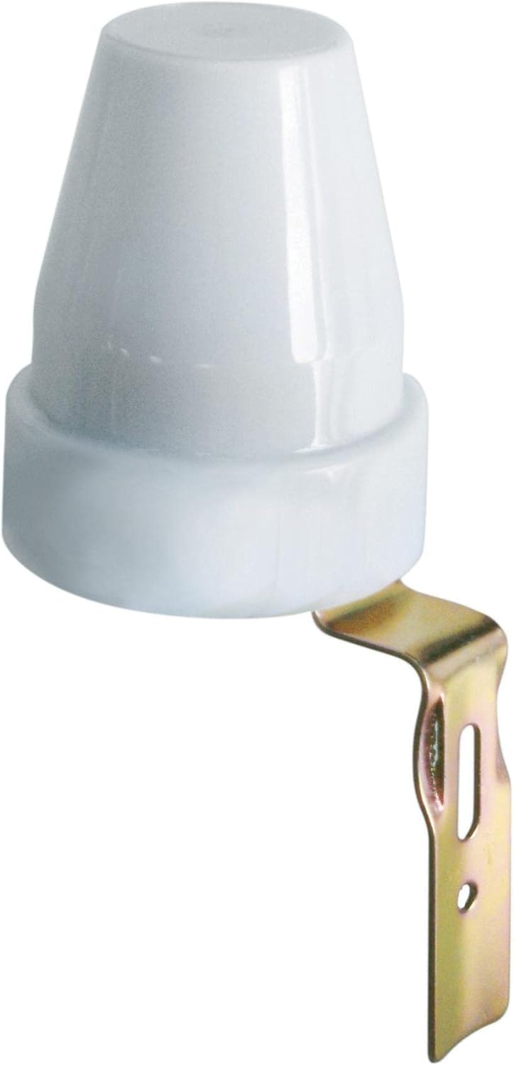Thumbnail 4 de Electraline 92283 Interruttore Crepuscolare per uso esterno IP44, confezione da 2, bianco