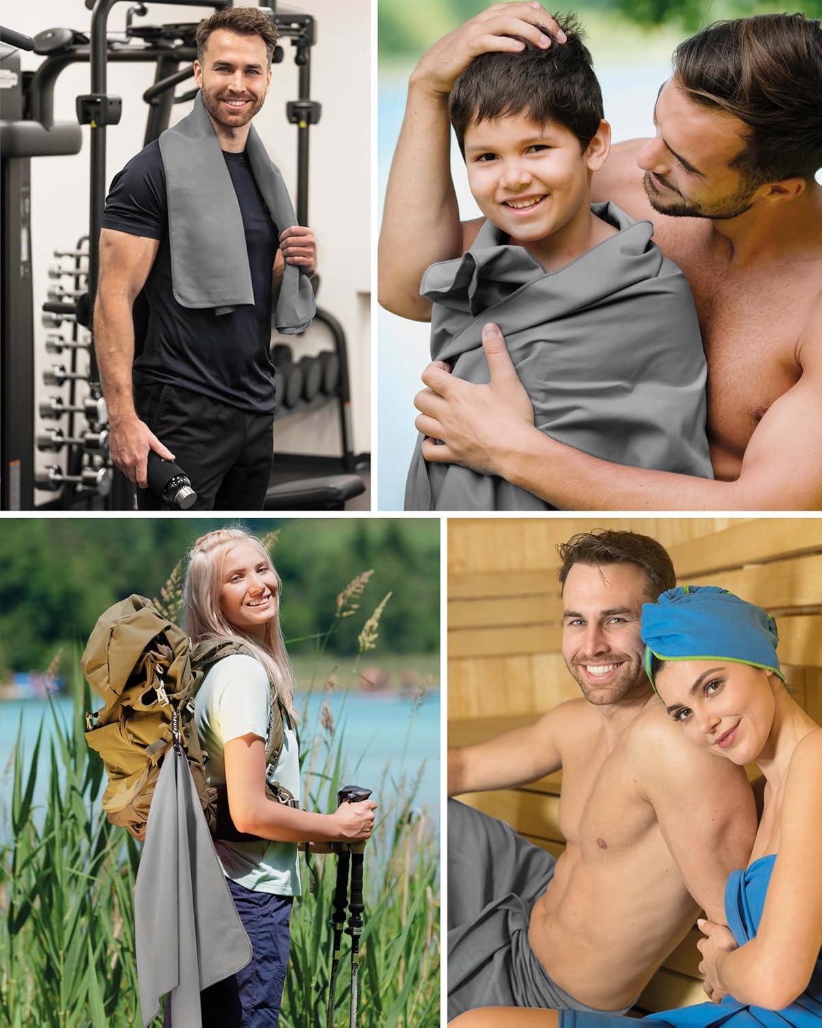 Detalle 1 de Fit-Flip asciugamano microfibra per sport