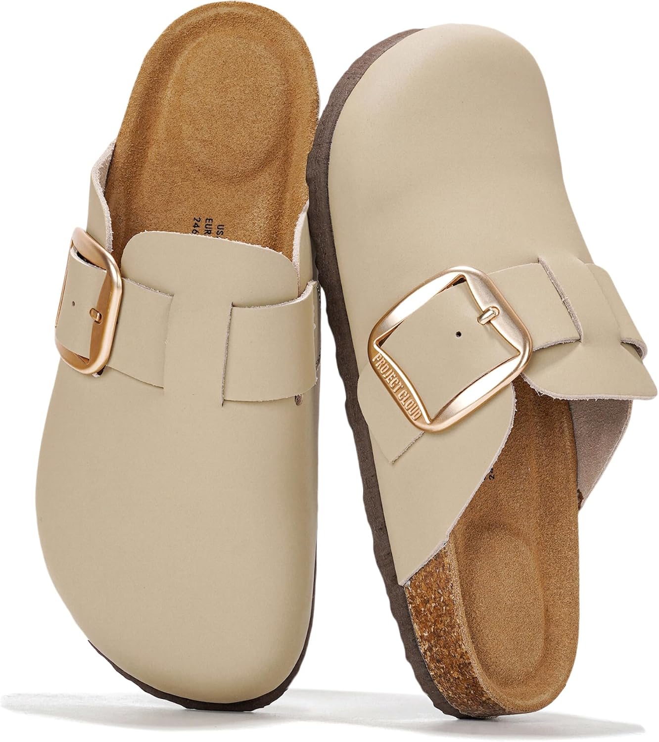 Thumbnail 6 de Project Cloud Manchester Genuine Leather Clogs 👡