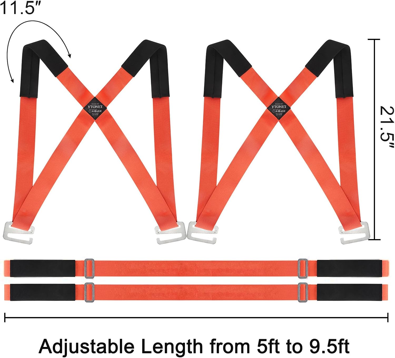 Detalle 2 de Ytonet moving straps, 800 lb