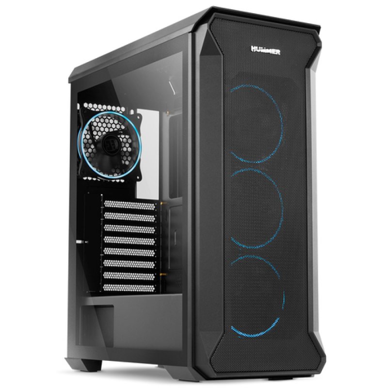 Detalle 2 de Nox Hummer Quantum Cristal templado USB 3.0 ARGB