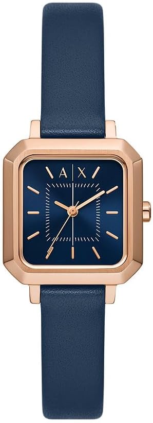 Thumbnail 6 de Armani Exchange Montre pour Femmes – Quartz, boîtier 27 mm, bracelet cuir noir