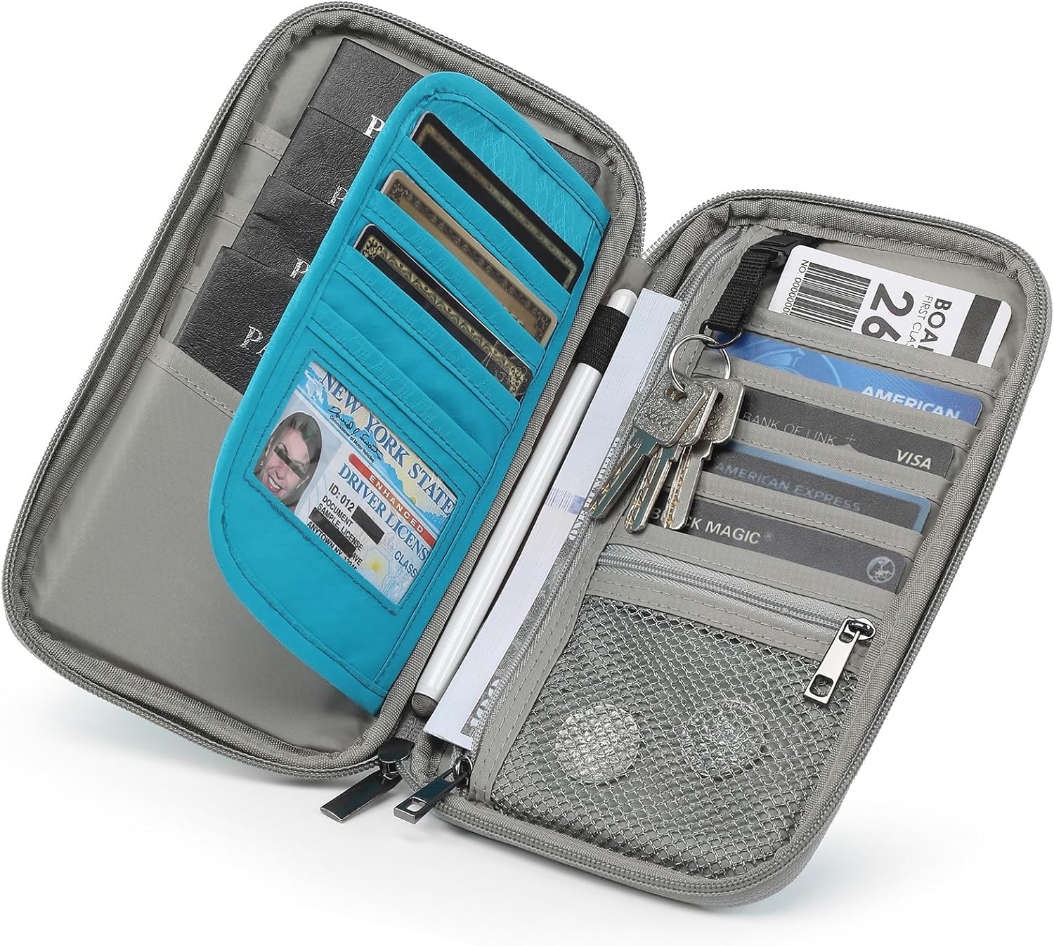 Thumbnail 1 de VanFn RFID passport wallet travel organiser