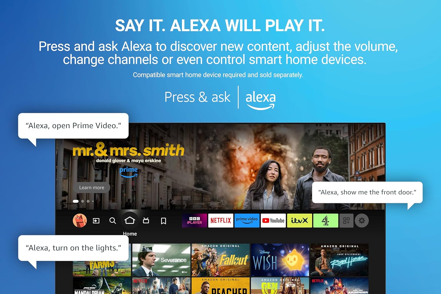 Thumbnail 4 de Finlux MH24F 32 inch HD Ready Smart TV with Fire TV, HDR10 and Dolby/DTS Audio