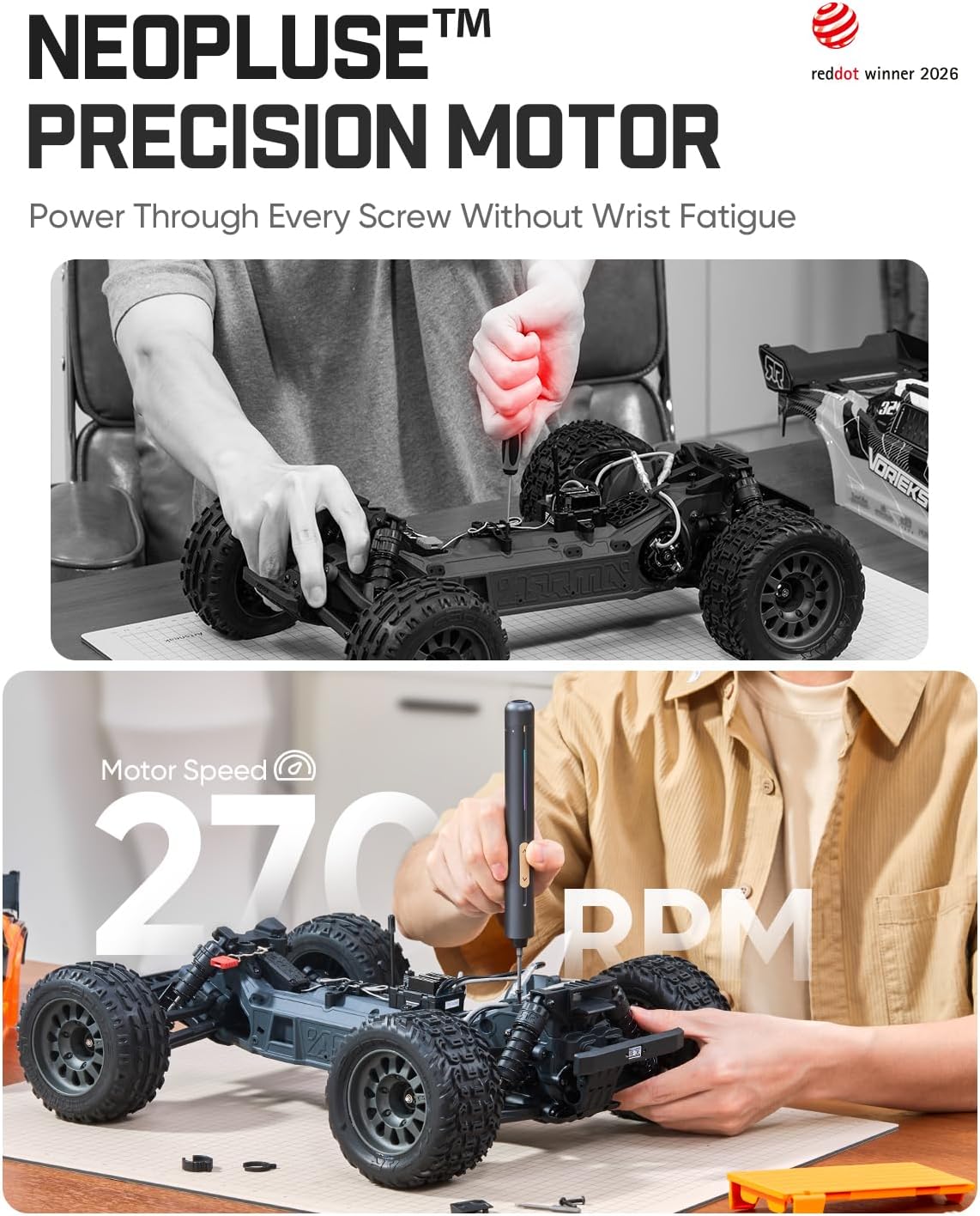 Thumbnail 1 de Fanttik E2 Ultra Mini Electric Screwdriver: Precision, Portability, and Power for Small Electronics