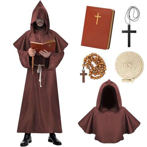 Detalle 2 de Lozzzyo Costume homme halloween médiéval 🎃