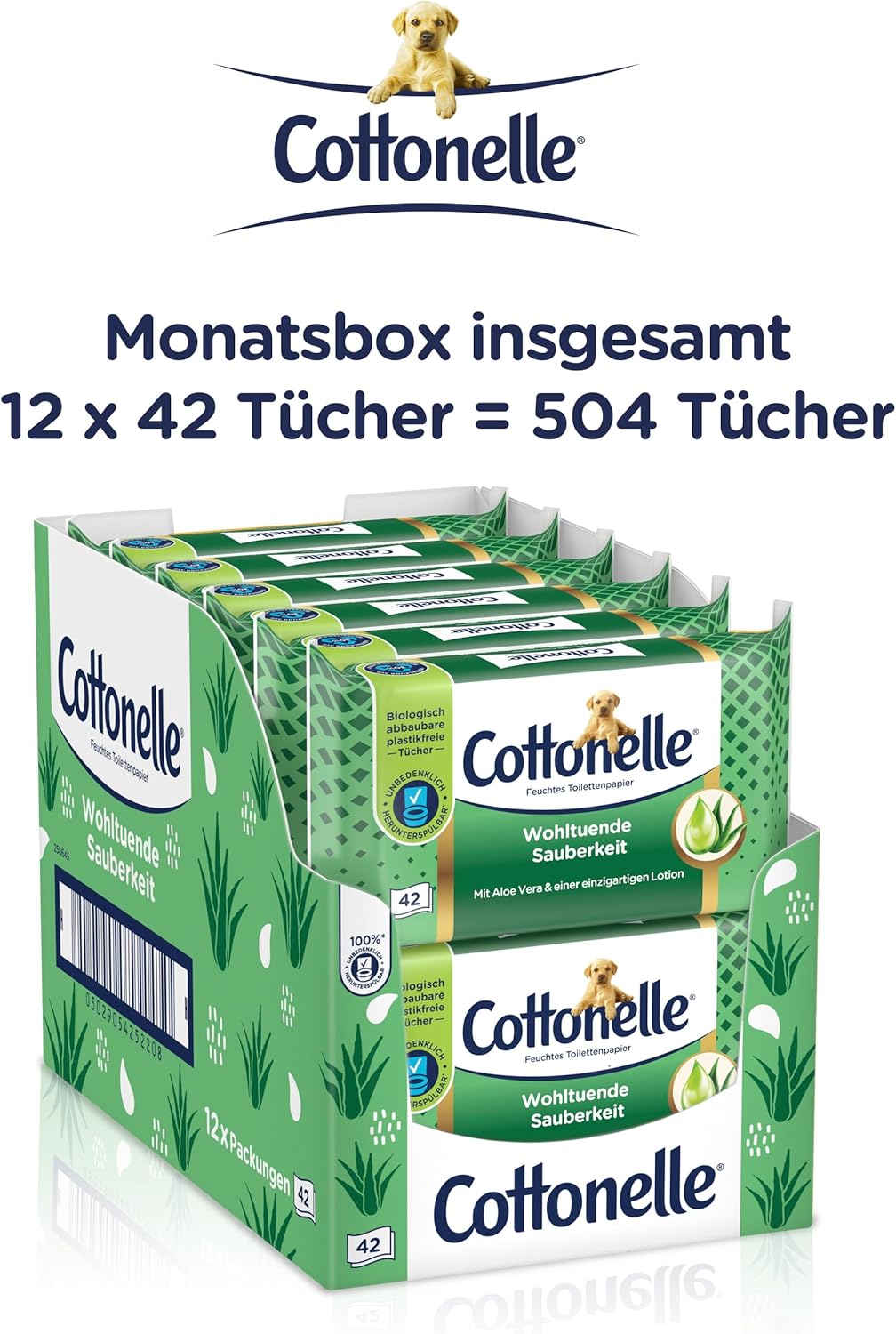 Thumbnail 6 de Cottonelle Feuchtes Toilettenpapier 12×42 🧻