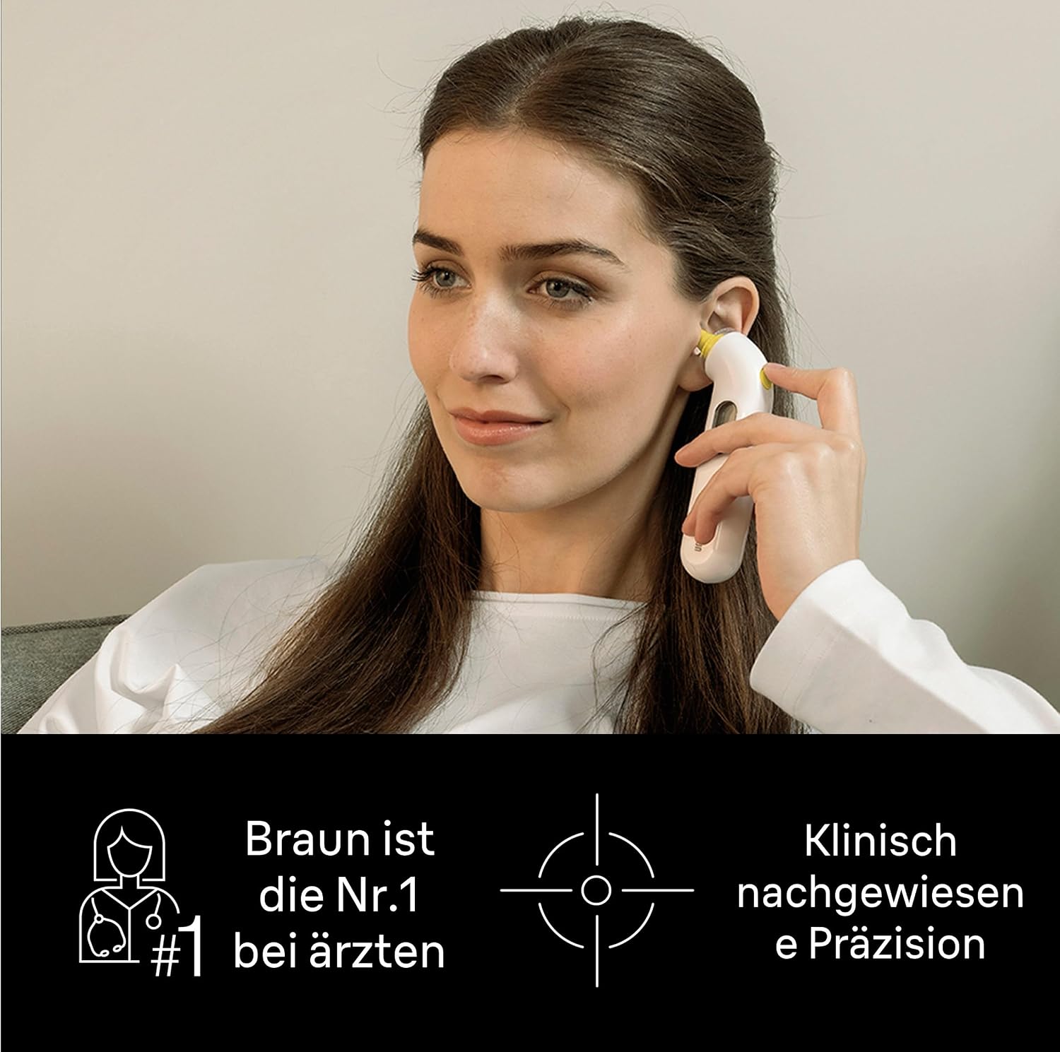 Thumbnail 1 de Braun ThermoScan 3 Ohrthermometer IRT3030WE – schnelle 1-Sekunden-Messung, akustische Fieberanzeige