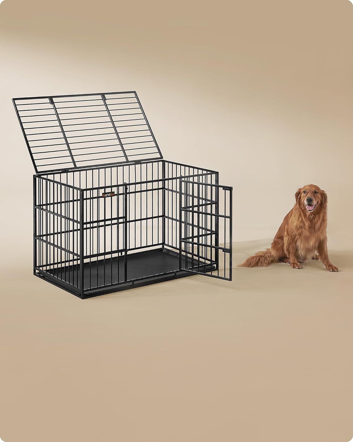 Detalle 2 de Feandrea Cage pour Chien 122 x 75 x 80 cm