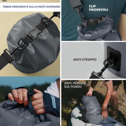 Thumbnail 3 de Unigear Borsa Impermeabile Dry Bag 2L–55L: resistente, pratica e versatile per outdoor