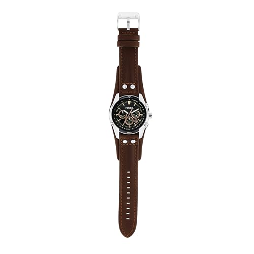 Thumbnail 6 de FOSSIL Coachman Men's Quartz Watch CH2891 with Black Dial and Brown Leather Cuff