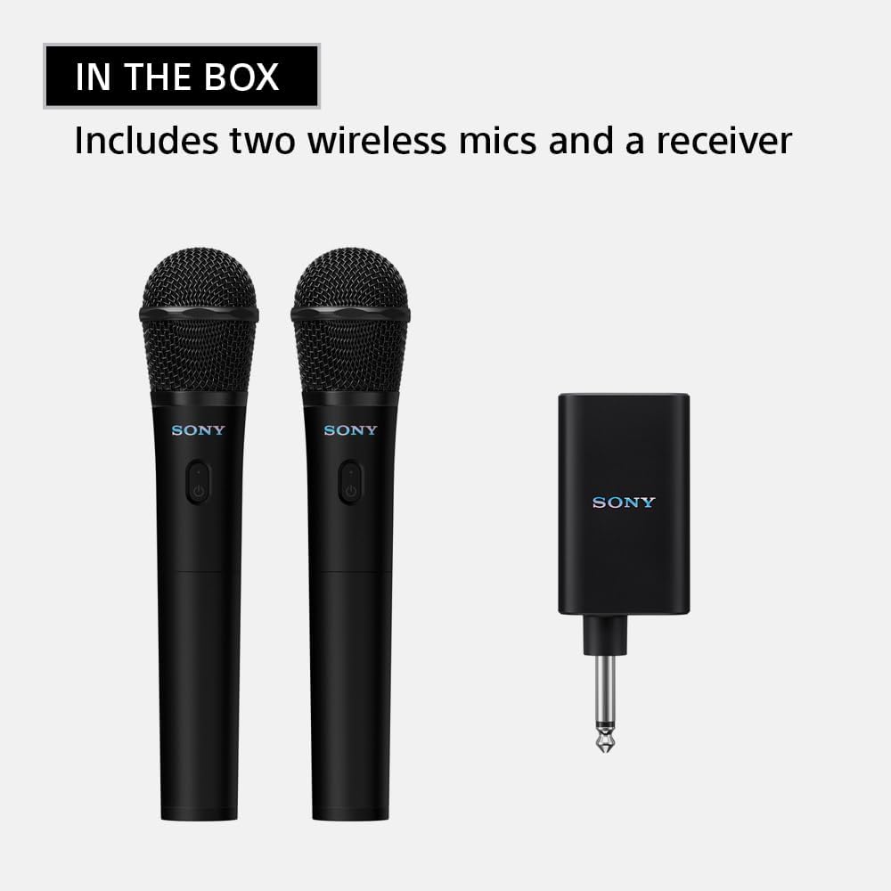 Detalle de Sony Wireless Karaoke Microphone Set, Two Mics