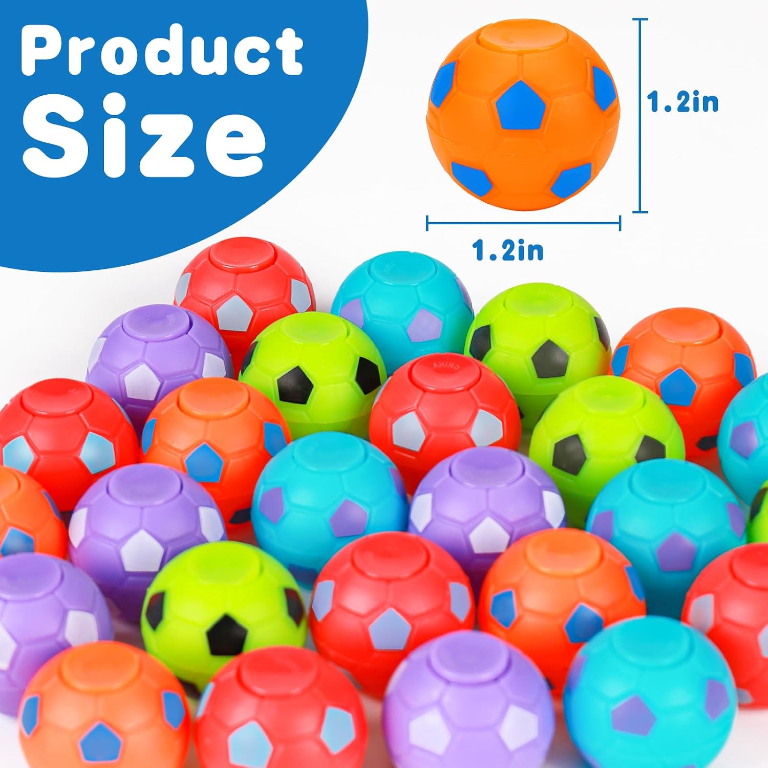 Thumbnail 6 de 32PCS Fidget Spinner Soccer Balls 1.2