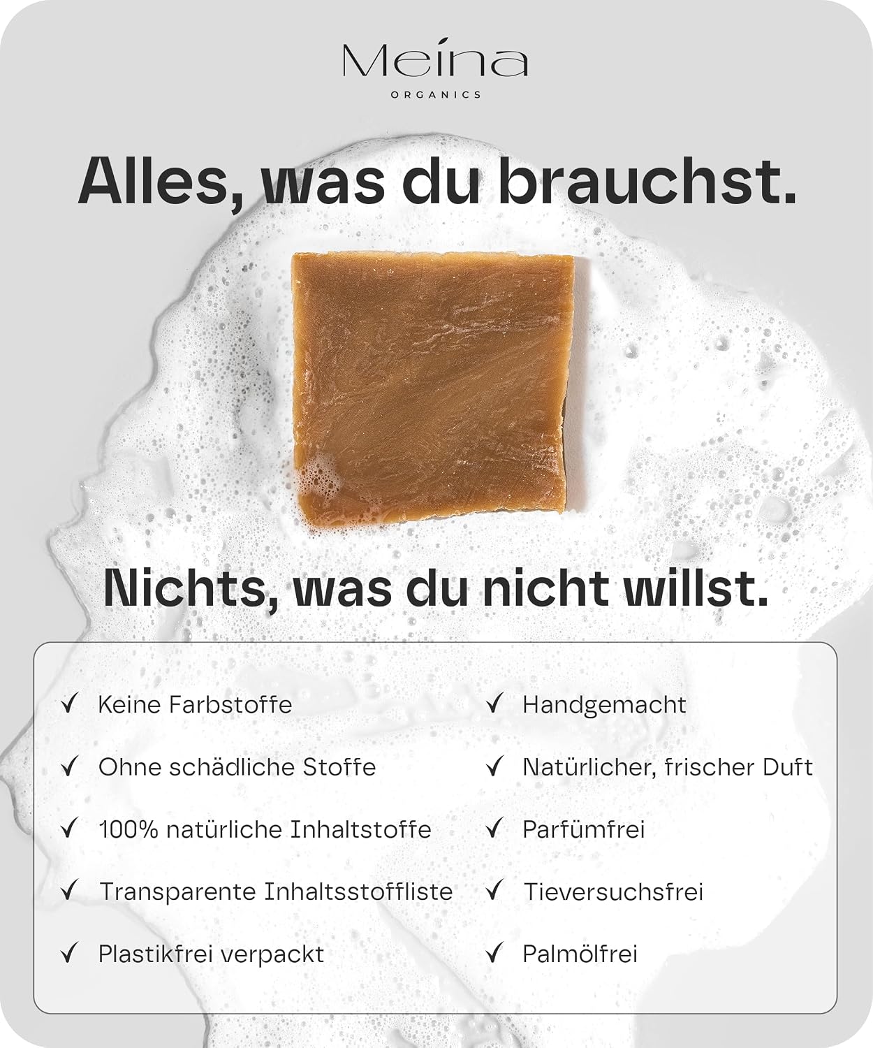 Thumbnail 6 de Meina Ayurveda Bio Haarseife gegen Haarausfall – Naturkosmetik, vegan & plastikfrei (80 g)