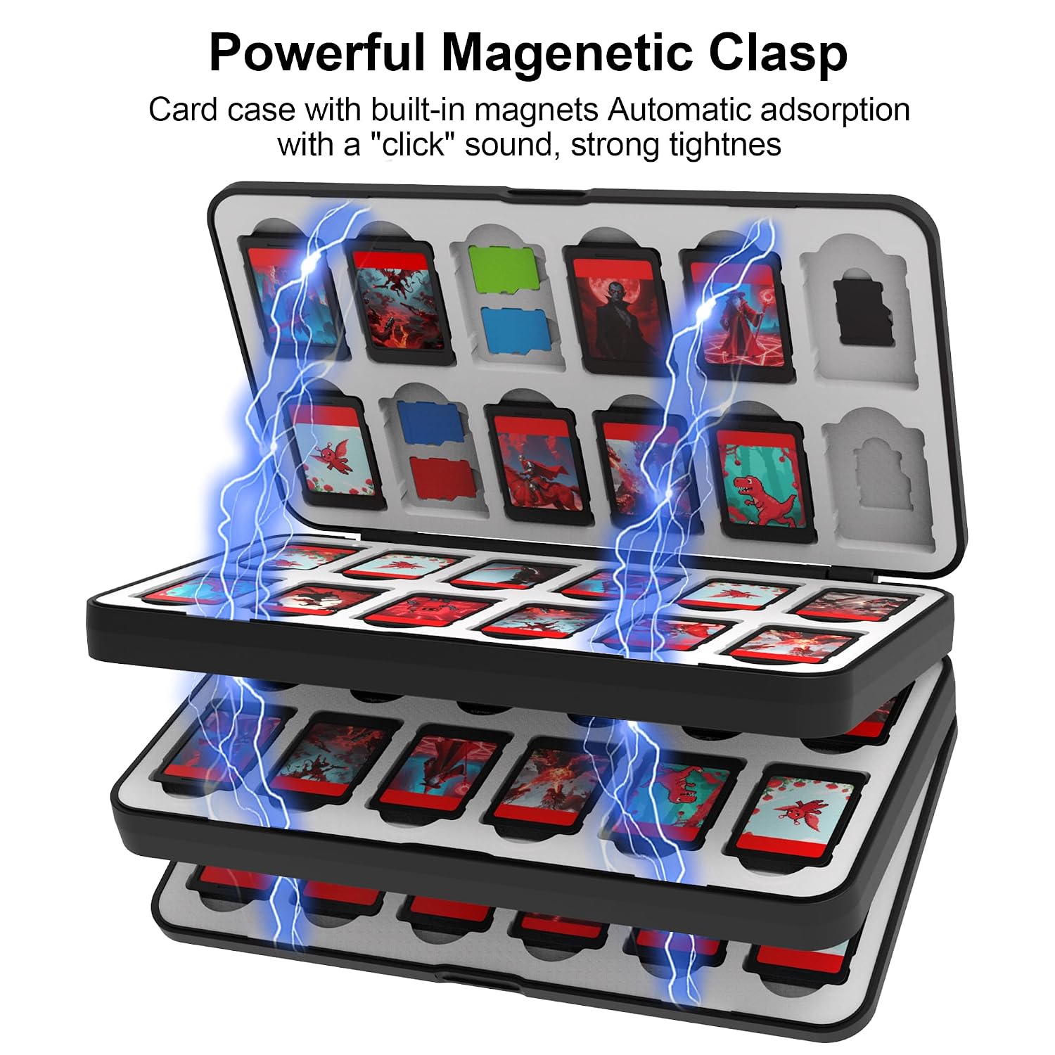 Thumbnail 5 de QuoLumPIA 72 Nintendo Switch Game Case: Large-Capacity, Protective Storage for Game Cards