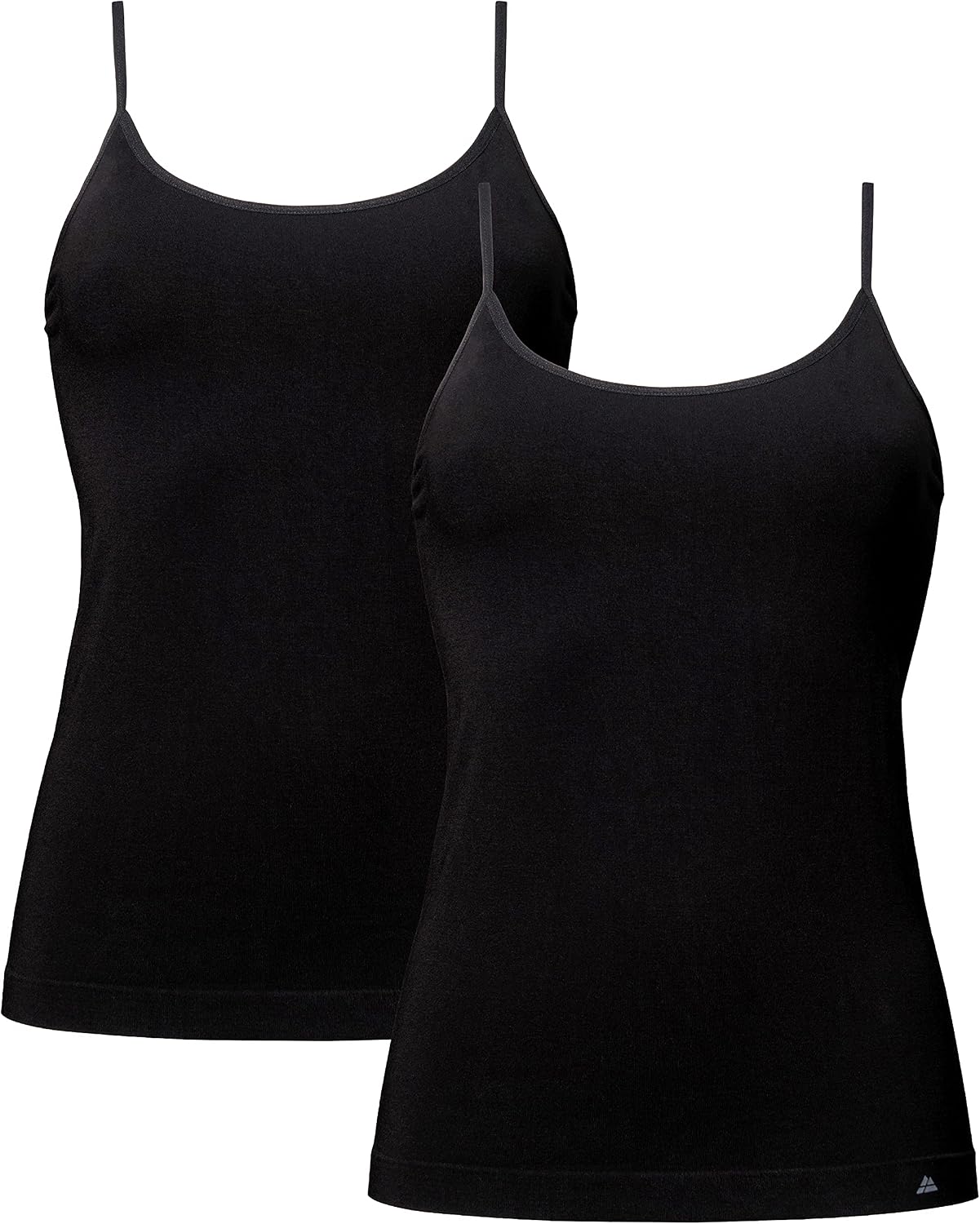 Detalle de DANISH ENDURANCE bamboevezel stretch-top voor dames, set van 2