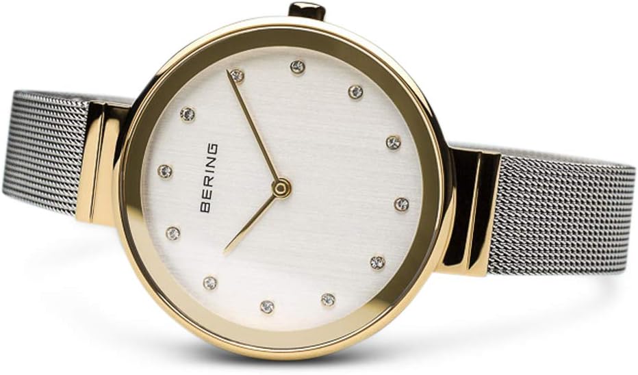 Thumbnail 3 de BERING Donna Analogico Quarzo Classic – Orologio con Cinturino in Acciaio Inossidabile e Vetro Zaffiro, 34 mm