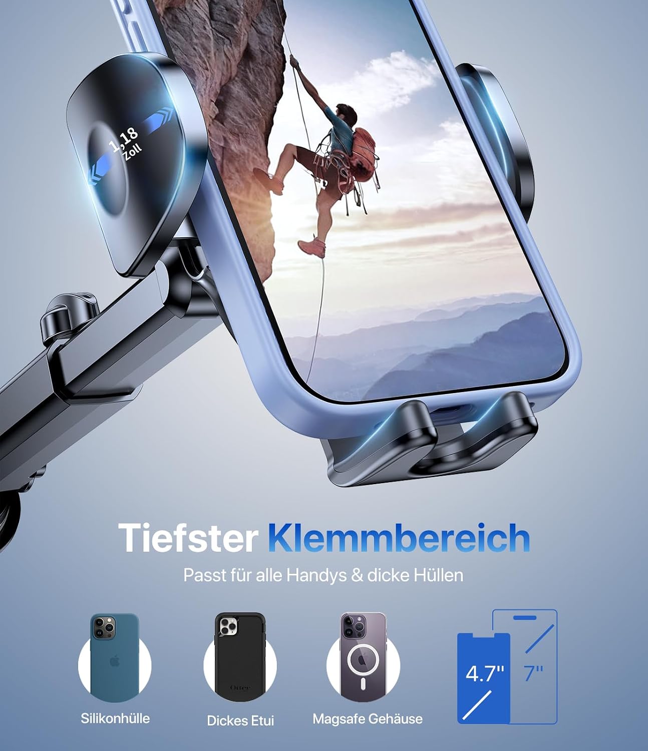 Detalle 2 de Miracase Handyhalterung Auto 360° drehbar