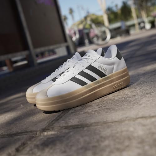 Detalle de ADIDAS Donna VL Court Bold Shoes - Ftwr White/Core Black/Wonder Beige (36 2/3 EU)