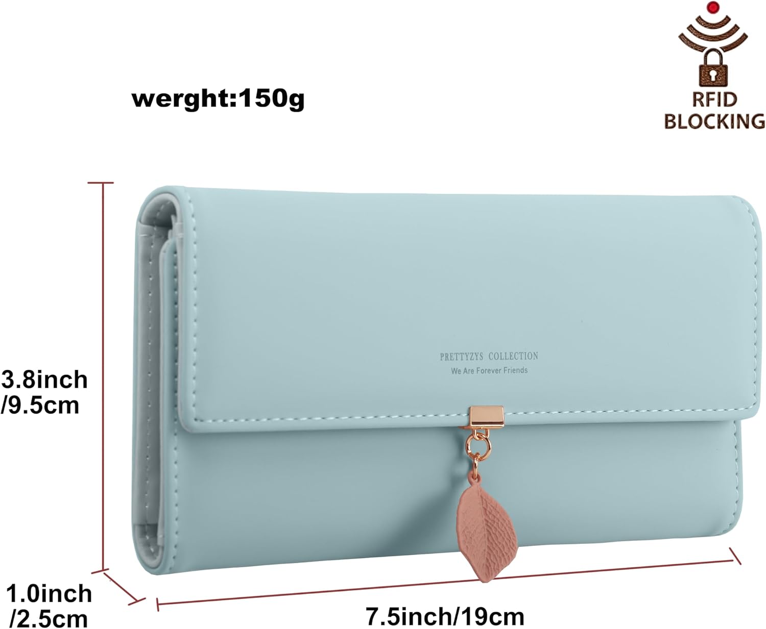 Detalle 2 de ZhengYue Ladies Purse PU Leather 10‑slot Wallet 🎀