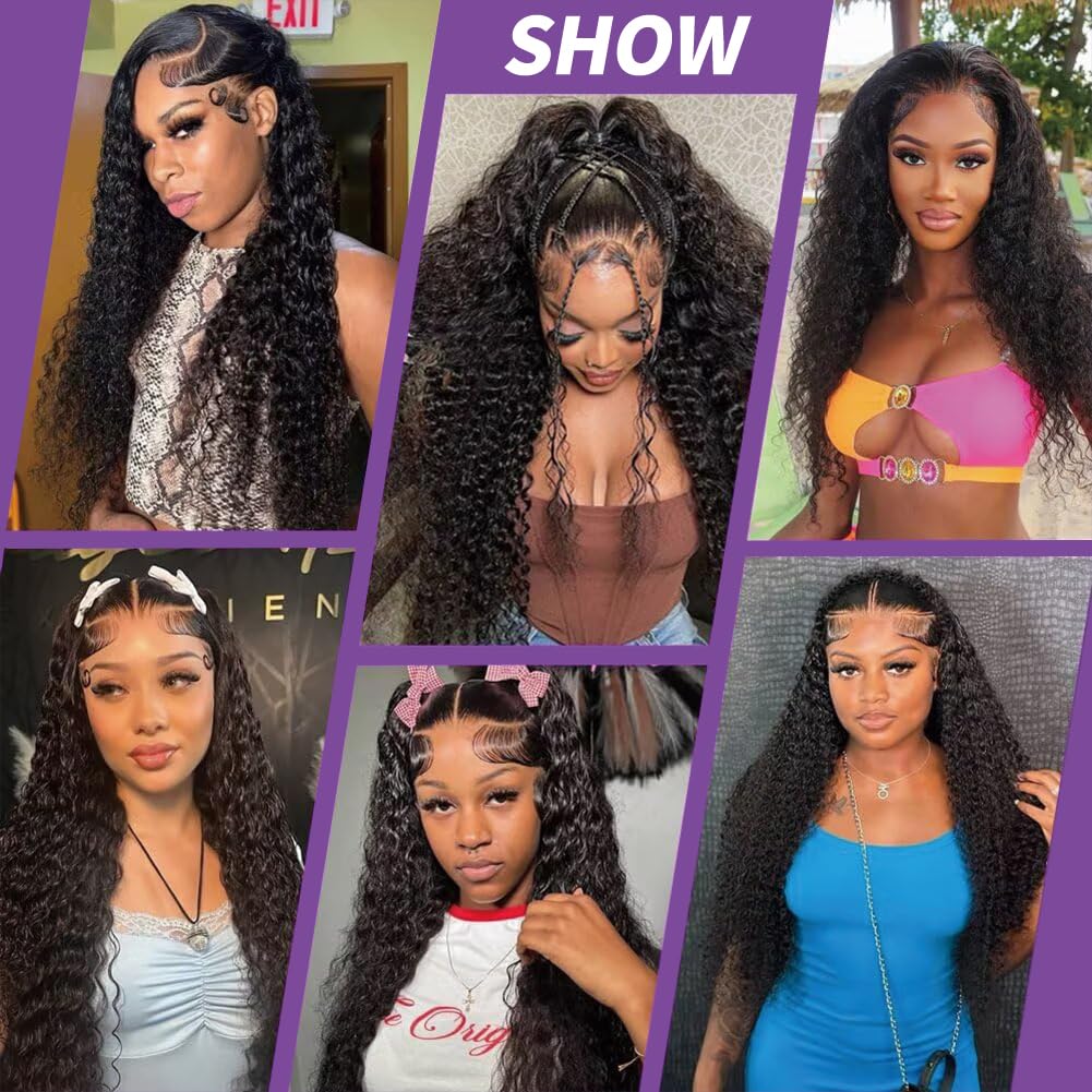 Thumbnail 6 de Human Hair Deep Wave Wig, 30 Inch