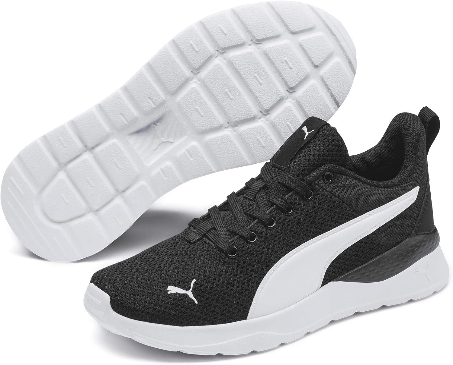 Detalle de PUMA Anzarun Lite Jr. Scarpe da Ginnastica Unisex – Bambini e ragazzi, Puma Black/Puma White, 38 EU