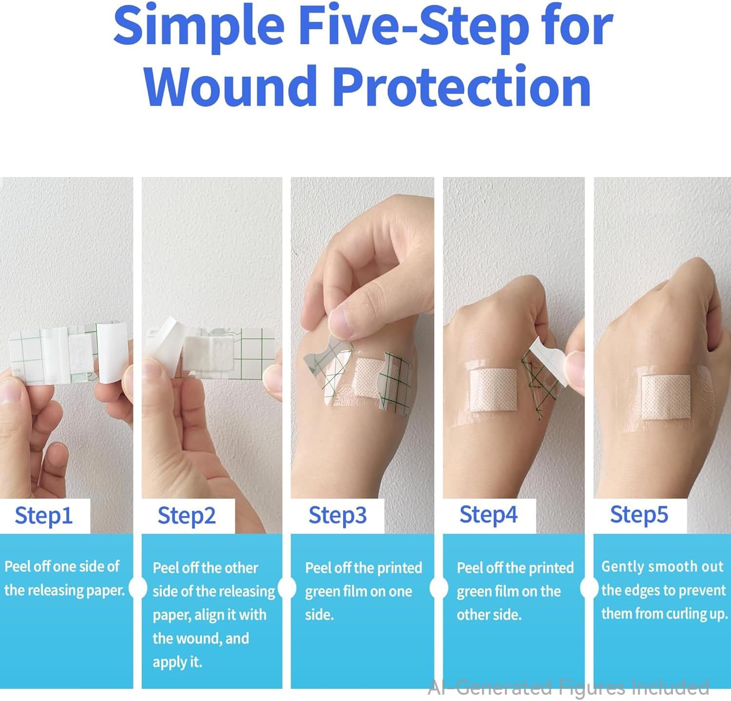 Thumbnail 5 de Ourmed Waterproof Plasters – 50 Count, Up to 48 Hours Protection