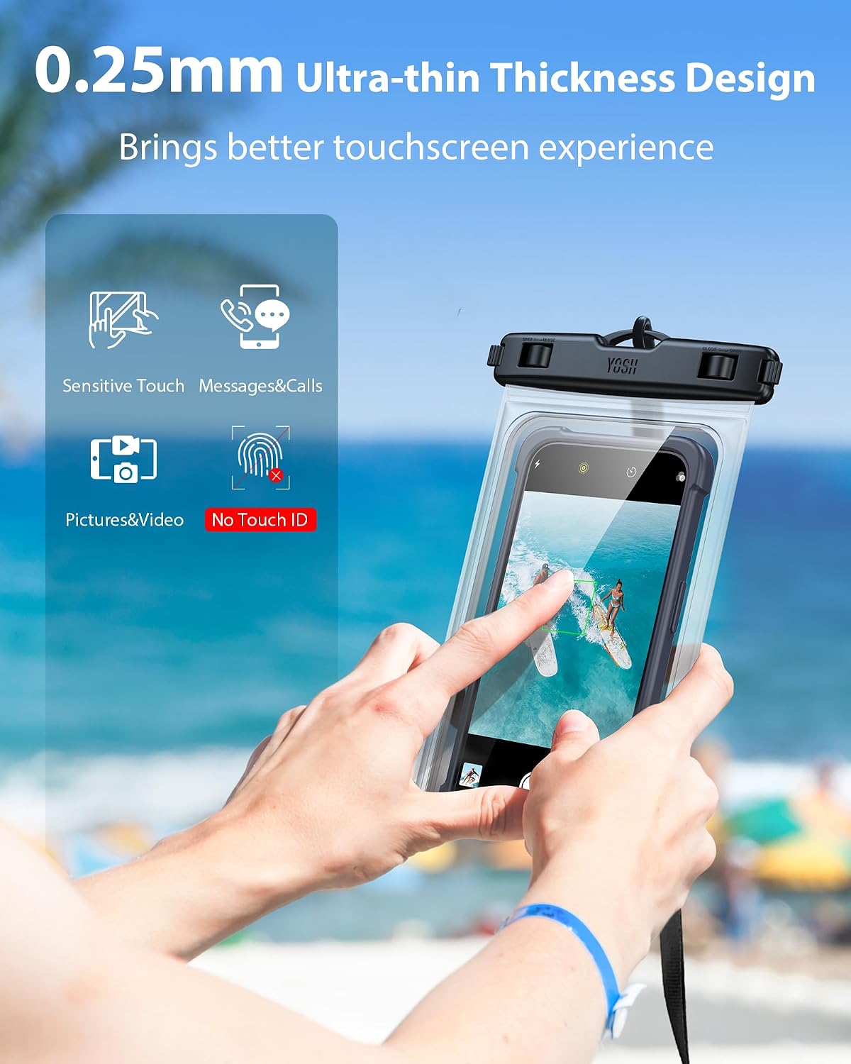 Thumbnail 4 de YOSH Waterproof Phone Pouch 8.5in 2-Pack