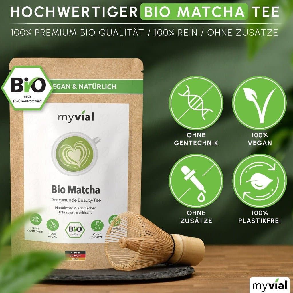 Detalle de Myvial Bio Matcha Pulver Premium 100g 🍵