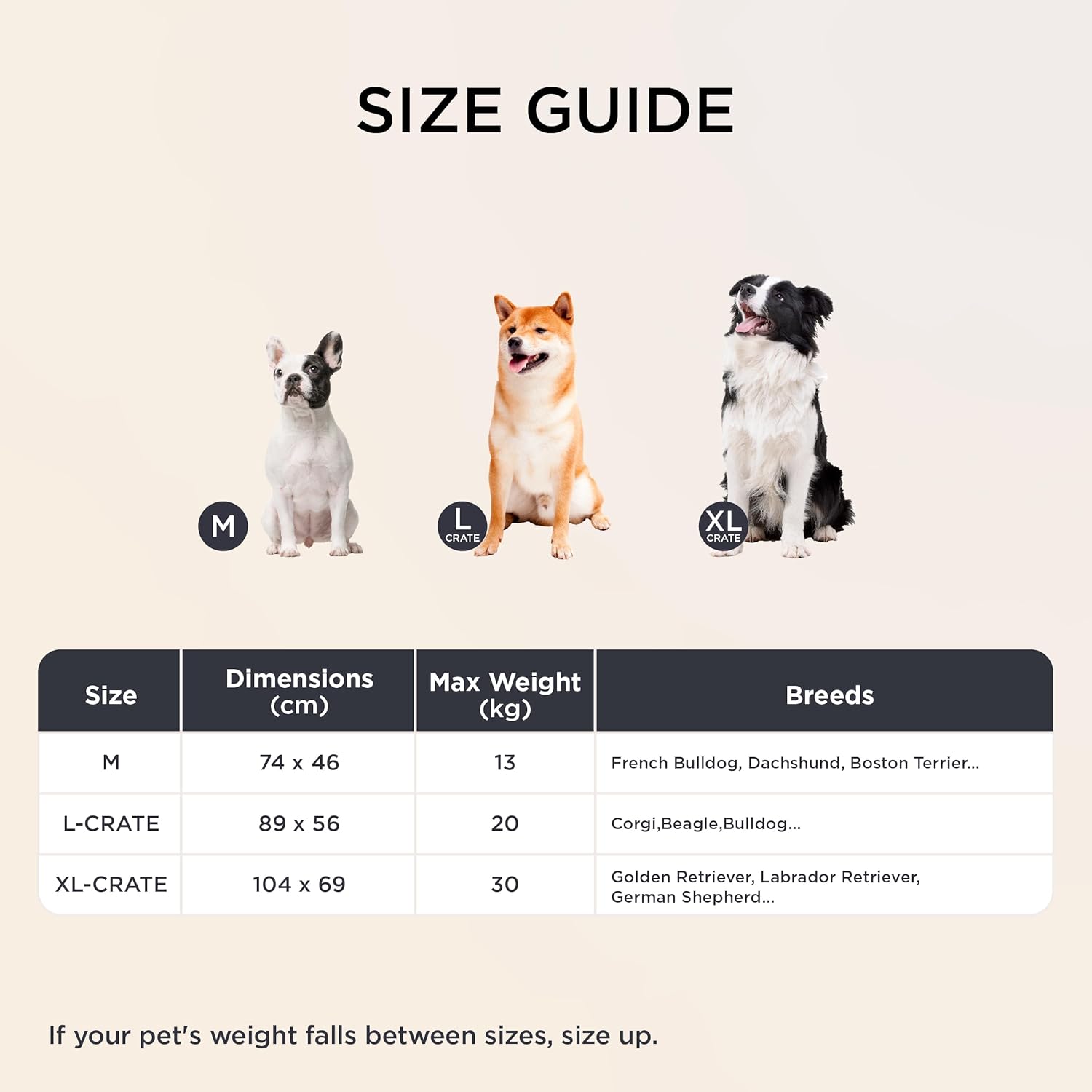 Thumbnail 3 de Bedsure Orthopedic Dog Bed Medium 74x46x7cm