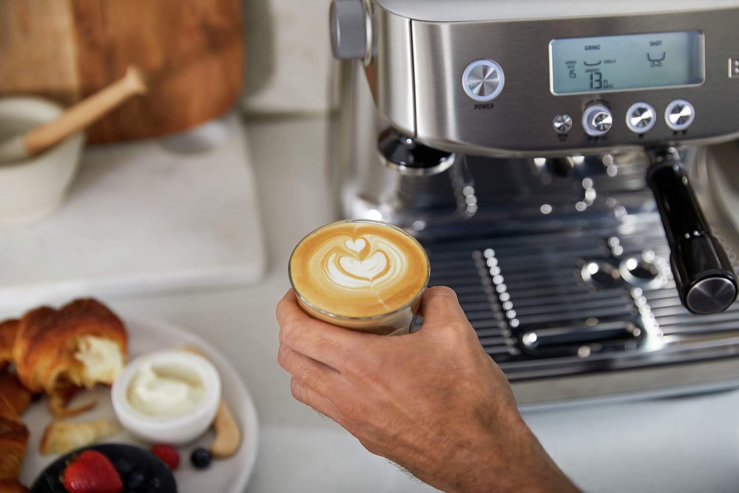 Thumbnail 6 de Breville Espresso Machine, Brushed Stainless Steel