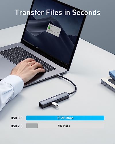 Detalle 2 de Anker 5 en 1: Adaptador USB C con HDMI y Ethernet 🌐