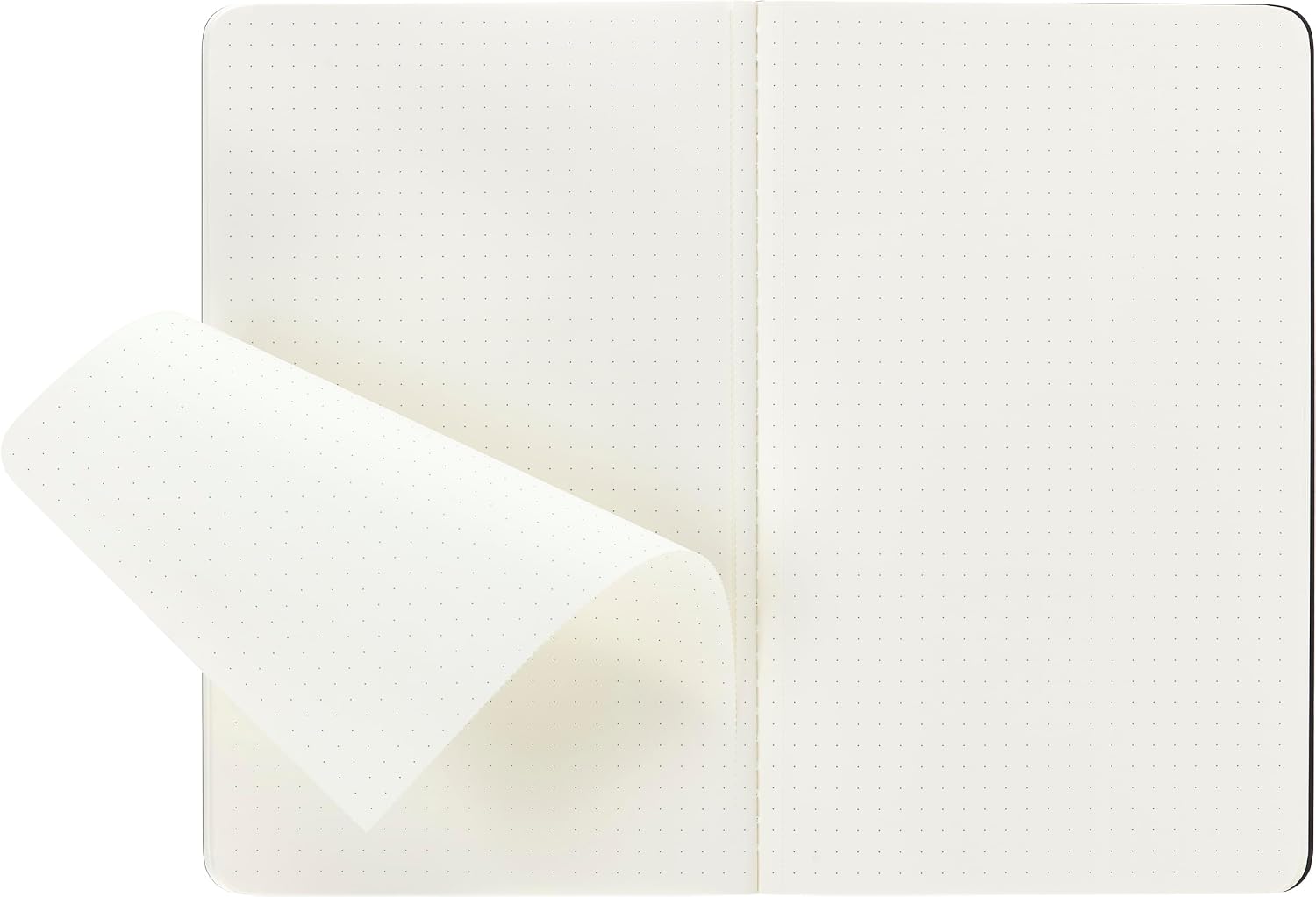 Detalle de Moleskine Cahier Journals Large Dot Black – prickad anteckningsbok, 80 sidor