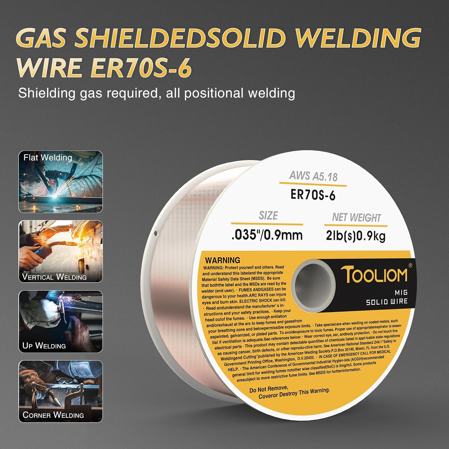 Detalle 2 de TOOLIOM MIG Welding Wire, .035-inch