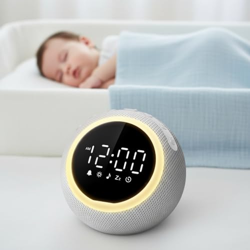 Detalle de Mewaii White Noise Machine Baby with Alarm Clock