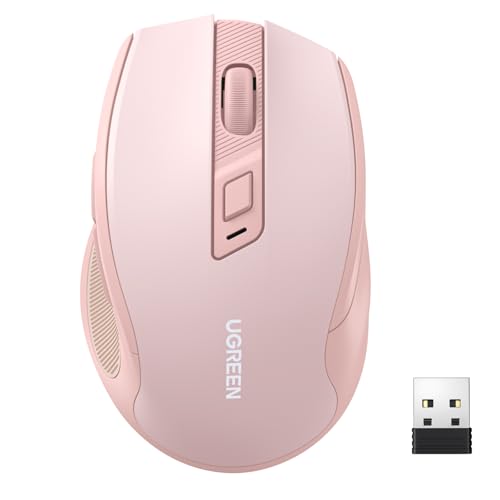 Detalle de UGREEN Wireless Mouse: 40dB Silent, Ultra-long Battery Life