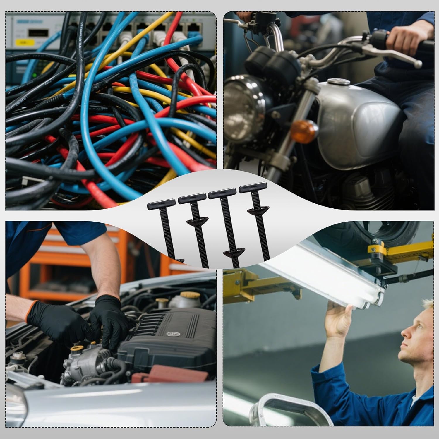 Thumbnail 6 de Kabelbinder Schwarz – Selbstsichernd, 20/50/100 Stk. | Universell einsetzbar im Auto und Alltag
