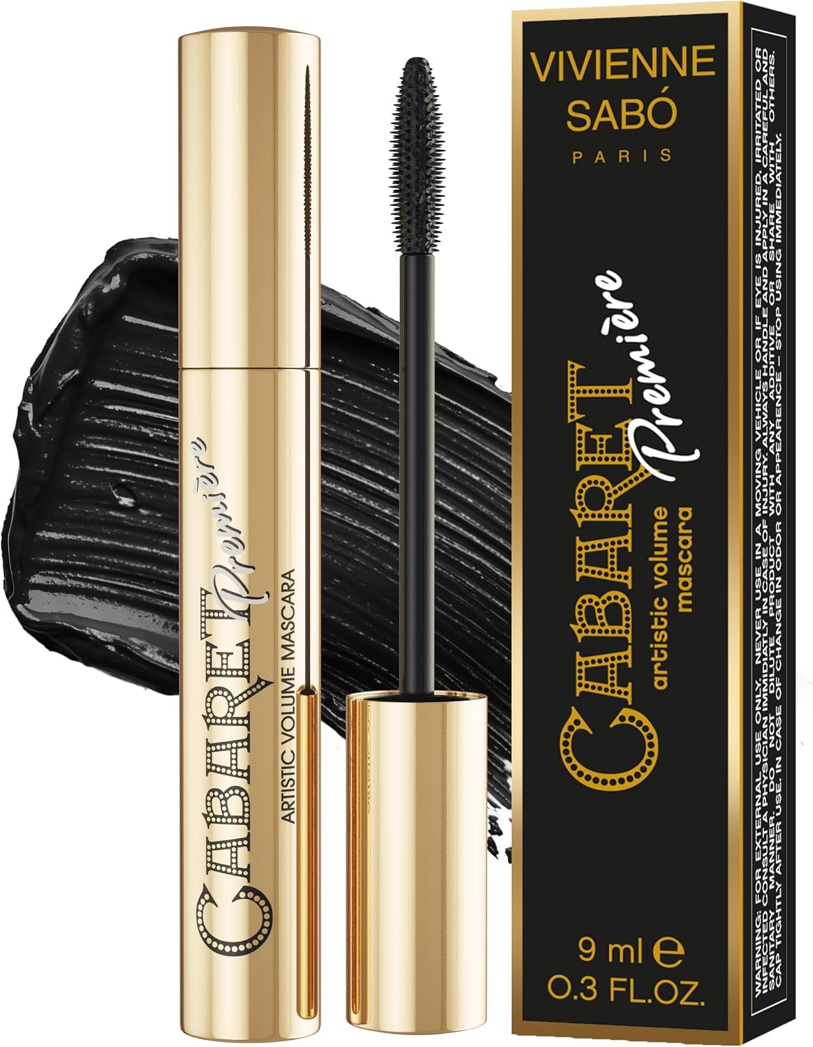 Thumbnail 6 de VIVIENNE SABO Artistic Volume Mascara Cabaret Premiere verde – effetto volume e ciglia separate