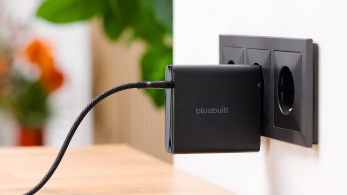 Thumbnail 6 de BlueBuilt 140 W GaN USB-C-Ladegerät Schwarz + USB-C-Kabel 240 W 2 m Nylon Schwarz Doppelpack