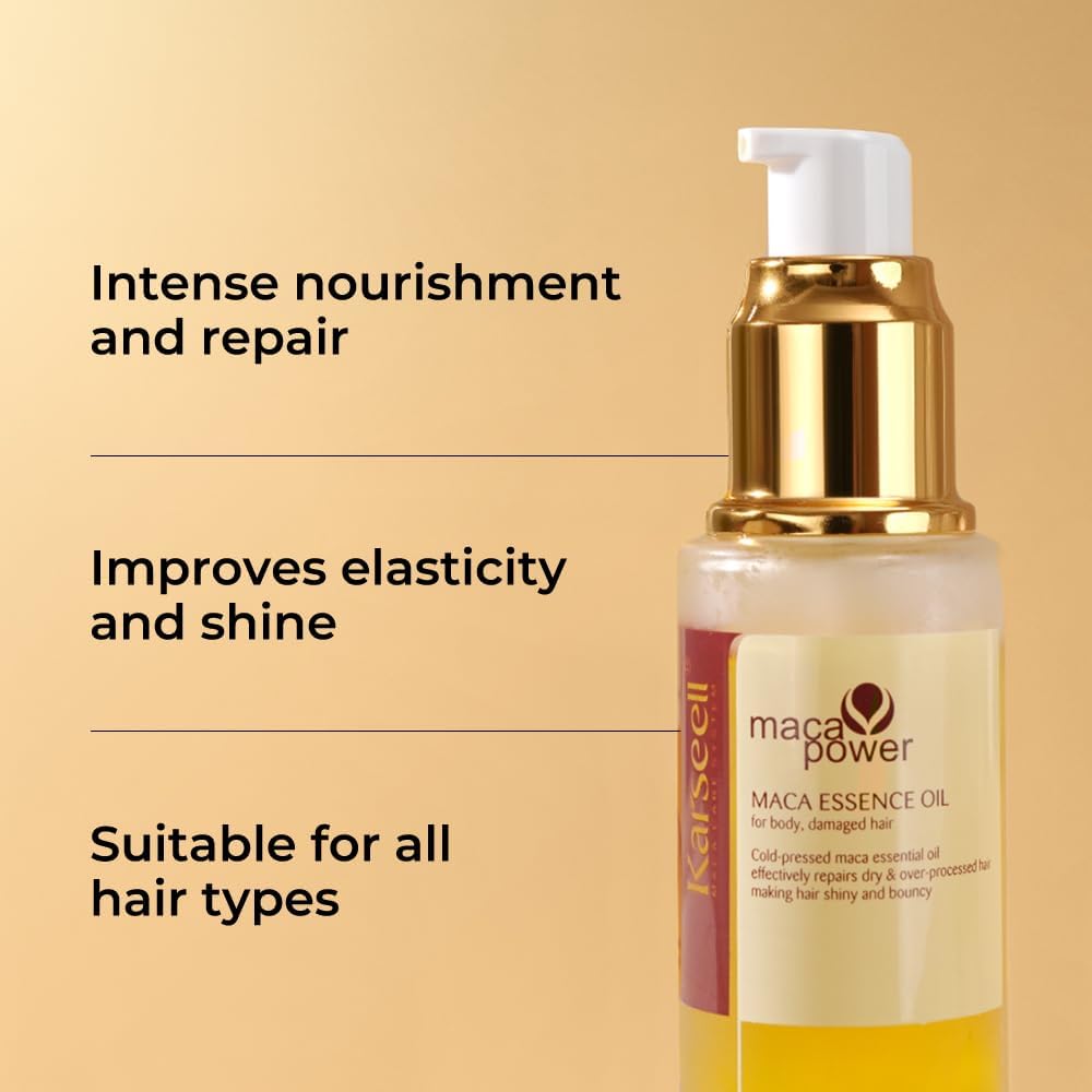 Thumbnail 2 de Karseell Collagen Masque Cheveux + Huile Cheveux, set réparation pour cheveux secs et abîmés (500 ml + 50 ml)