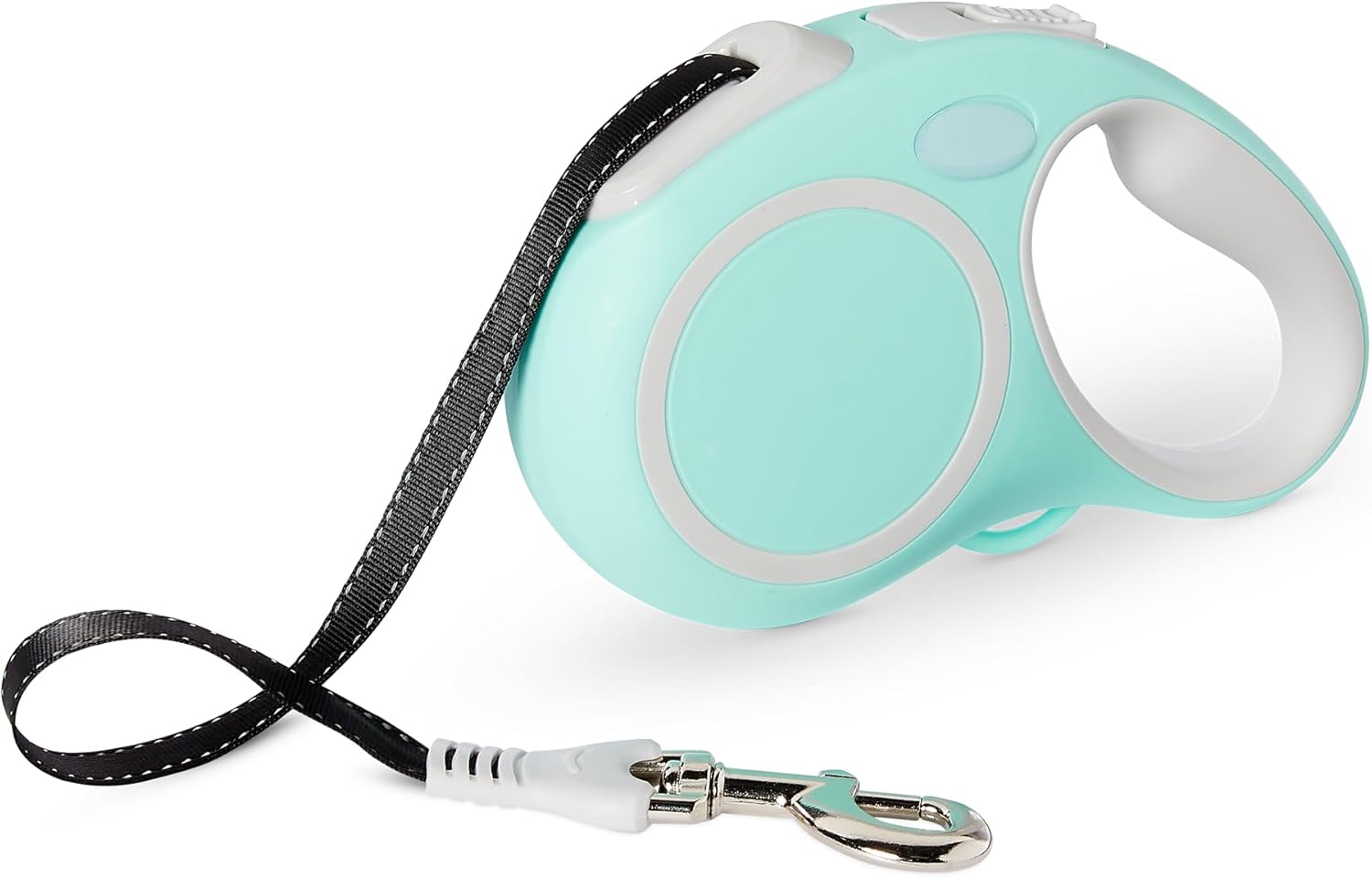 Detalle 2 de Amazon Basics Retractable Dog Leash with Quick-Lock Function and Non-Slip Grip (M)