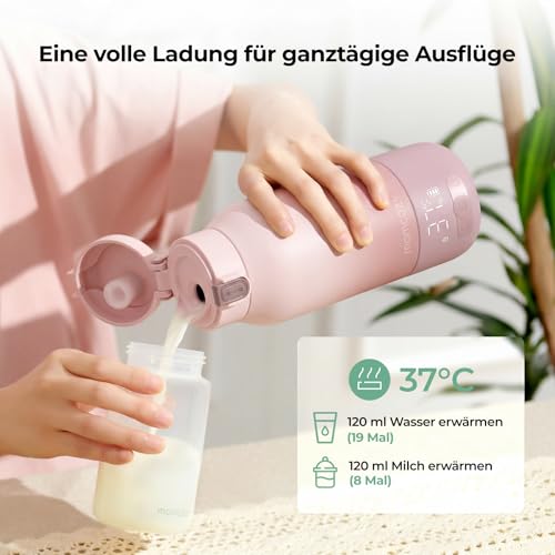 Detalle 2 de Momcozy Flaschenwärmer – unterwegs: schnell erwärmen, sicher und kompakt