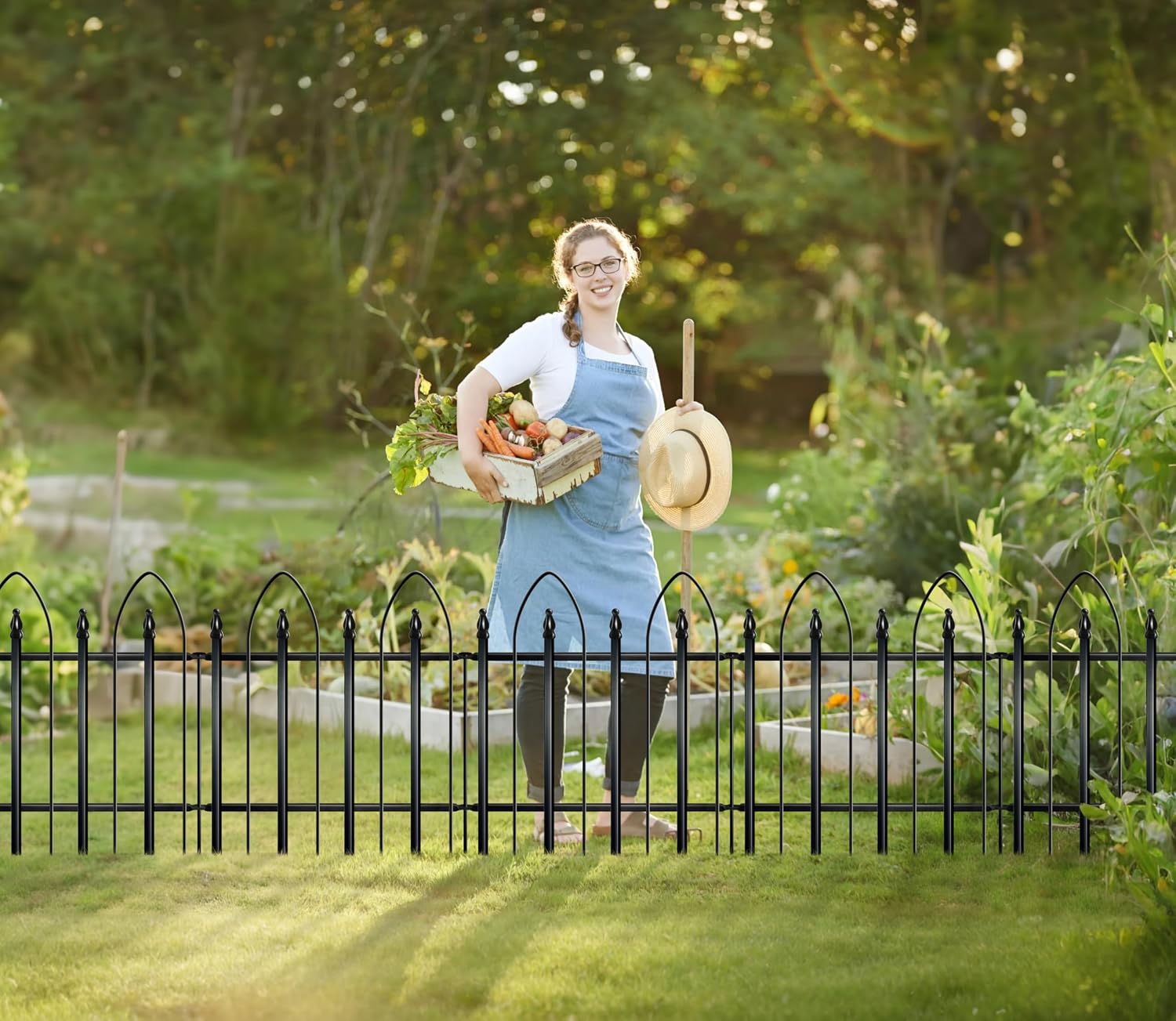 Thumbnail 5 de Thealyn Garden Fence 61cm H 5‑panel 3m