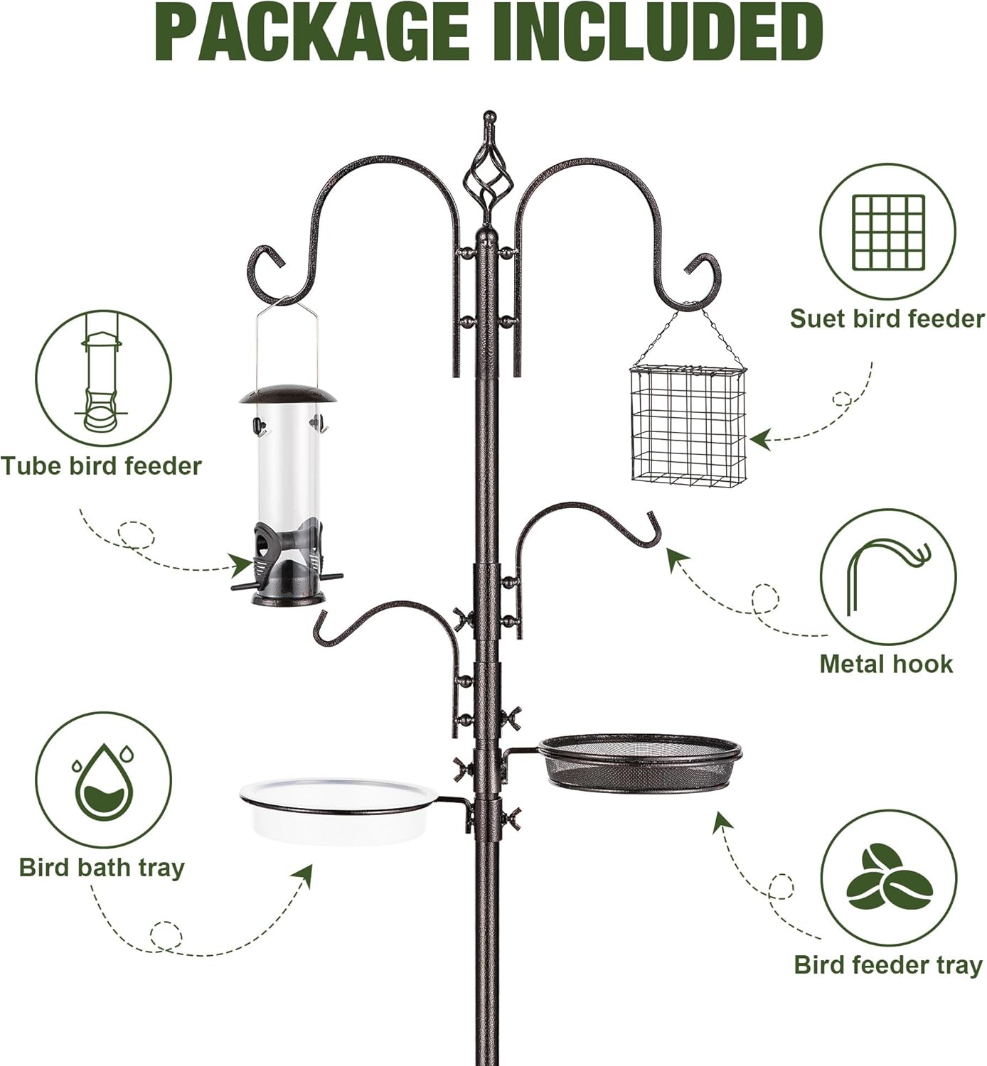 Detalle de Urban Deco Bird Feeding Station Kit