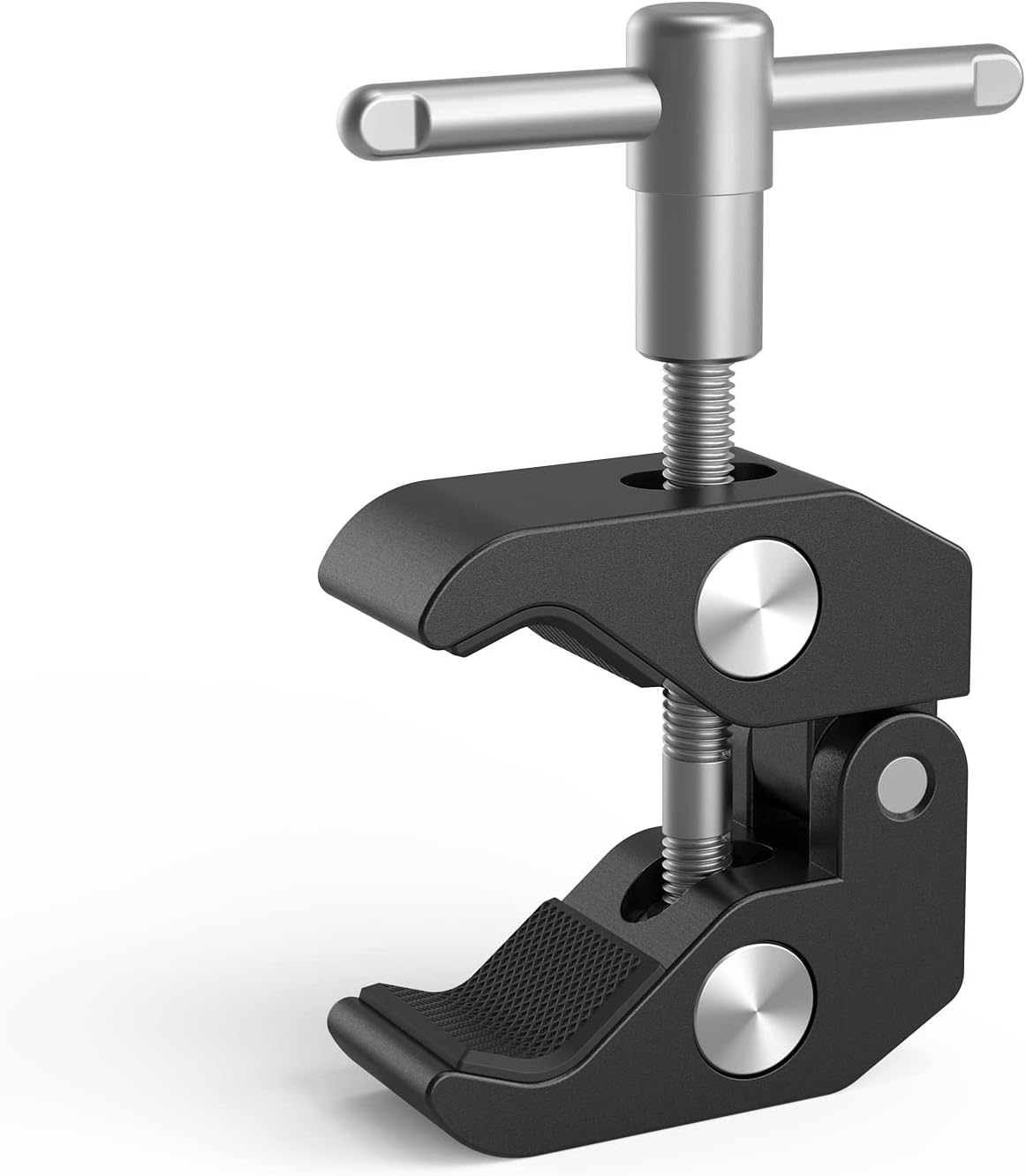 Detalle de SMALLRIG Super Clamp Stativ-Klemme mit 1/4- und 3/8-Gewinde (Aluminium) – universelle Befestigung für DSLR-Rigs