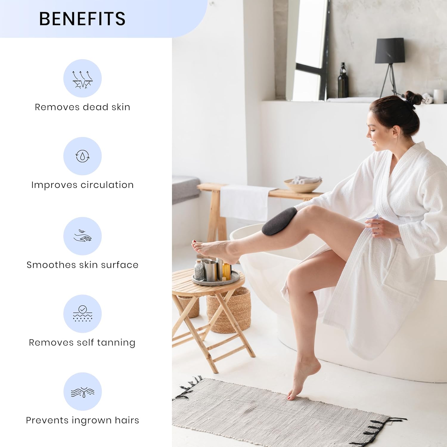 Detalle 2 de SimpleField Korean Exfoliating Mitt 2-pack
