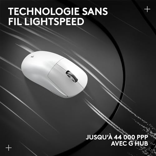 Thumbnail 8 de Logitech G PRO X SUPERLIGHT 2 — Souris gaming sans fil 60 g, HERO 2, 44 000 DPI, 8 kHz, USB-C