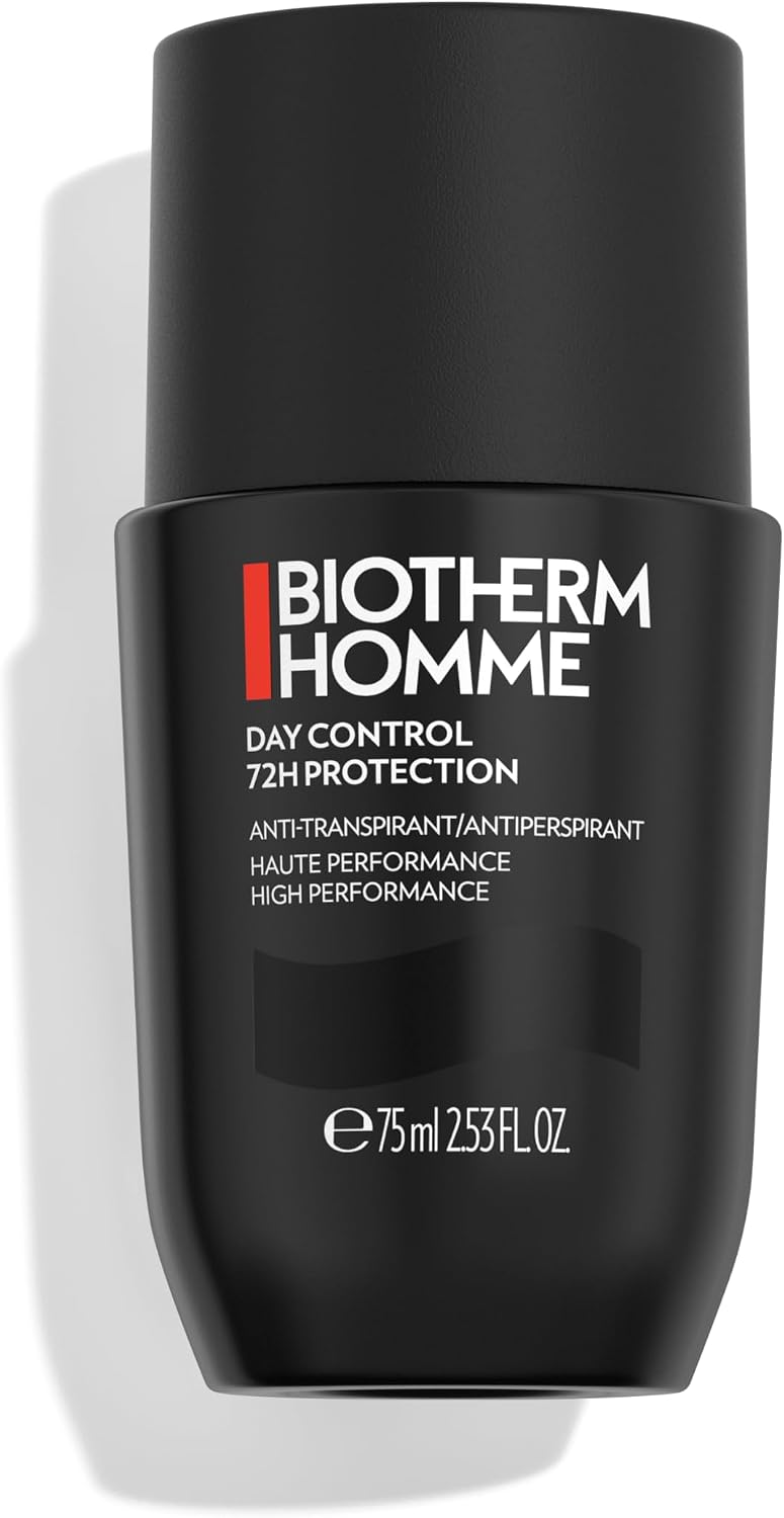 Detalle de Biotherm Homme Day Control Roll-On 72h – Deodorante antitraspirante per uomo, 75 ml